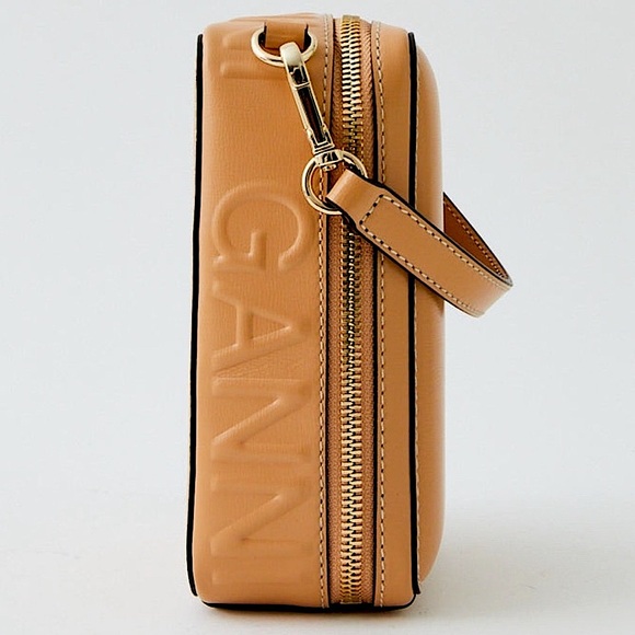 Ganni Handbags - GANNI Leather Banner Camera Bag, NEW